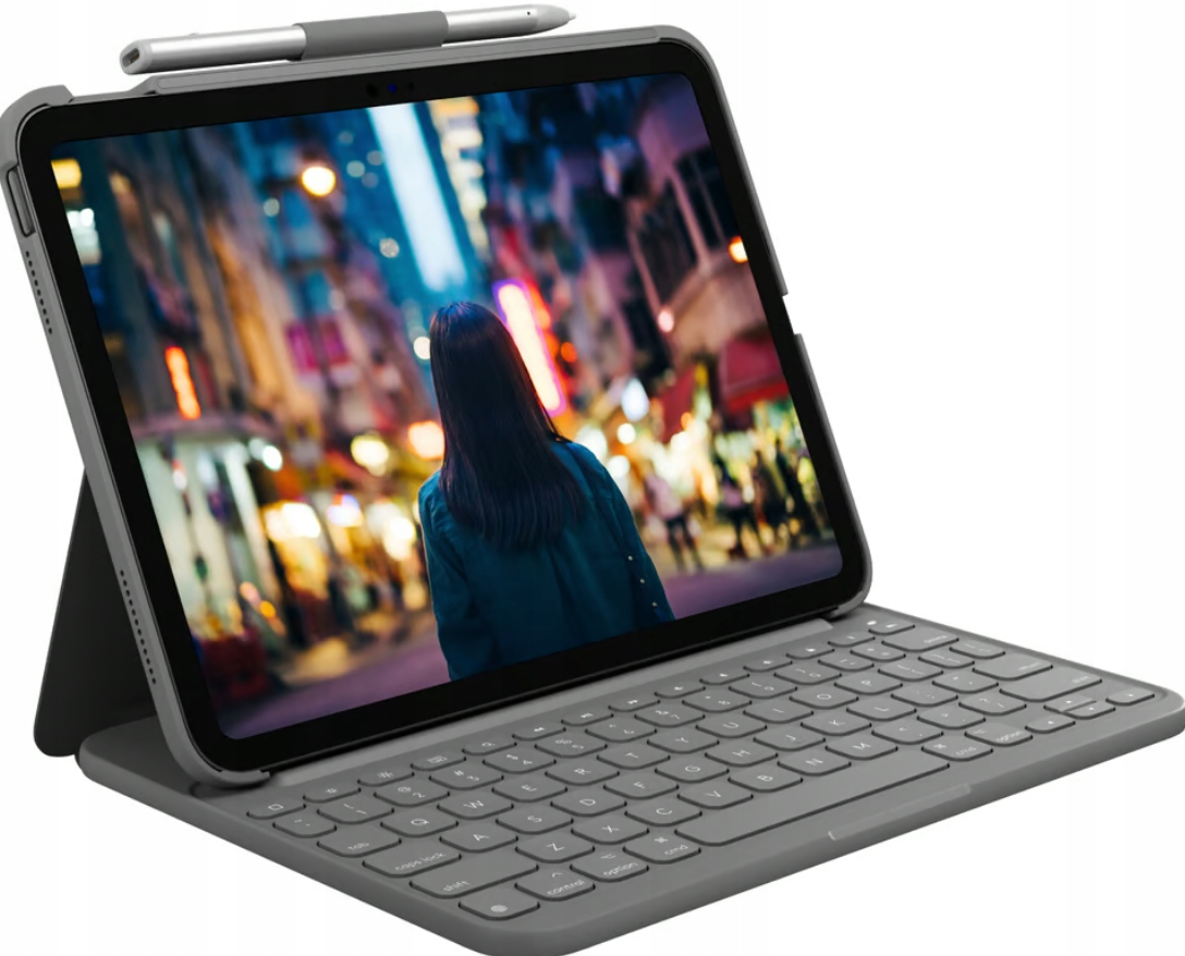 Logitech Slim Folio Szary – Idealne etui dla iPada 10 generacji