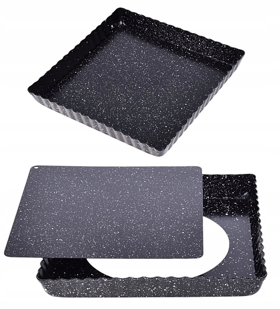 Blacha forma do pieczenia 20x20x2,5 cm z wyjmowanym dnem – idealna do wypieków