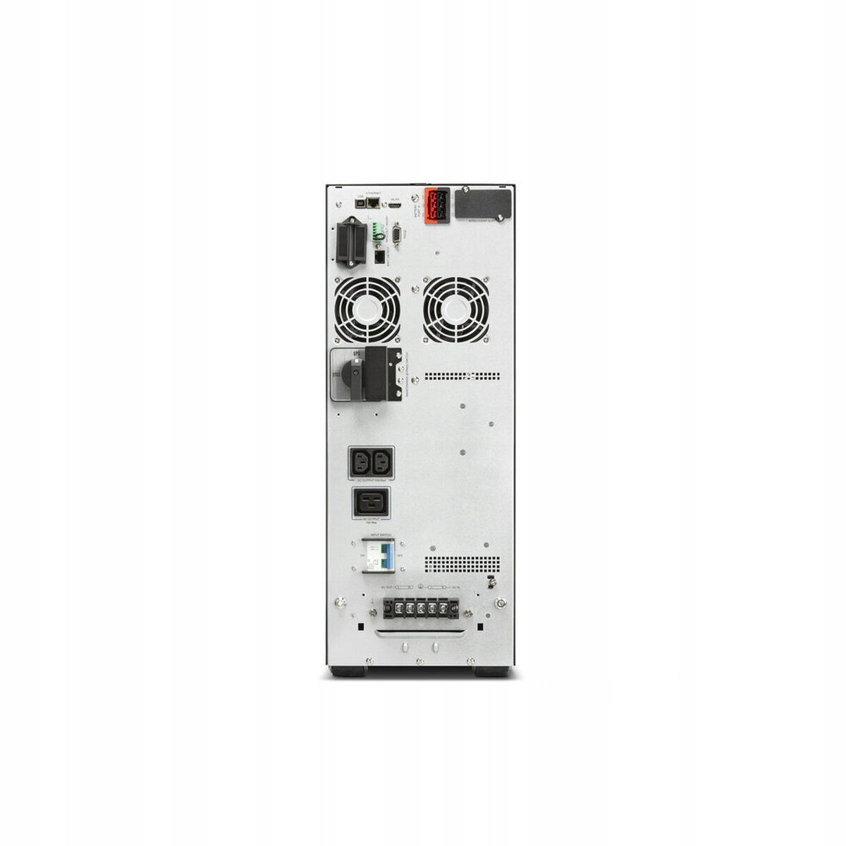 Łącza: USB, RJ45 oraz różnorodne wyjścia AC
