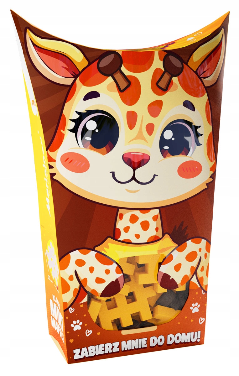 Klocki wafle mini PocketPets Żyrafa 06880 – Kreatywna zabawa dla małych marzycieli
