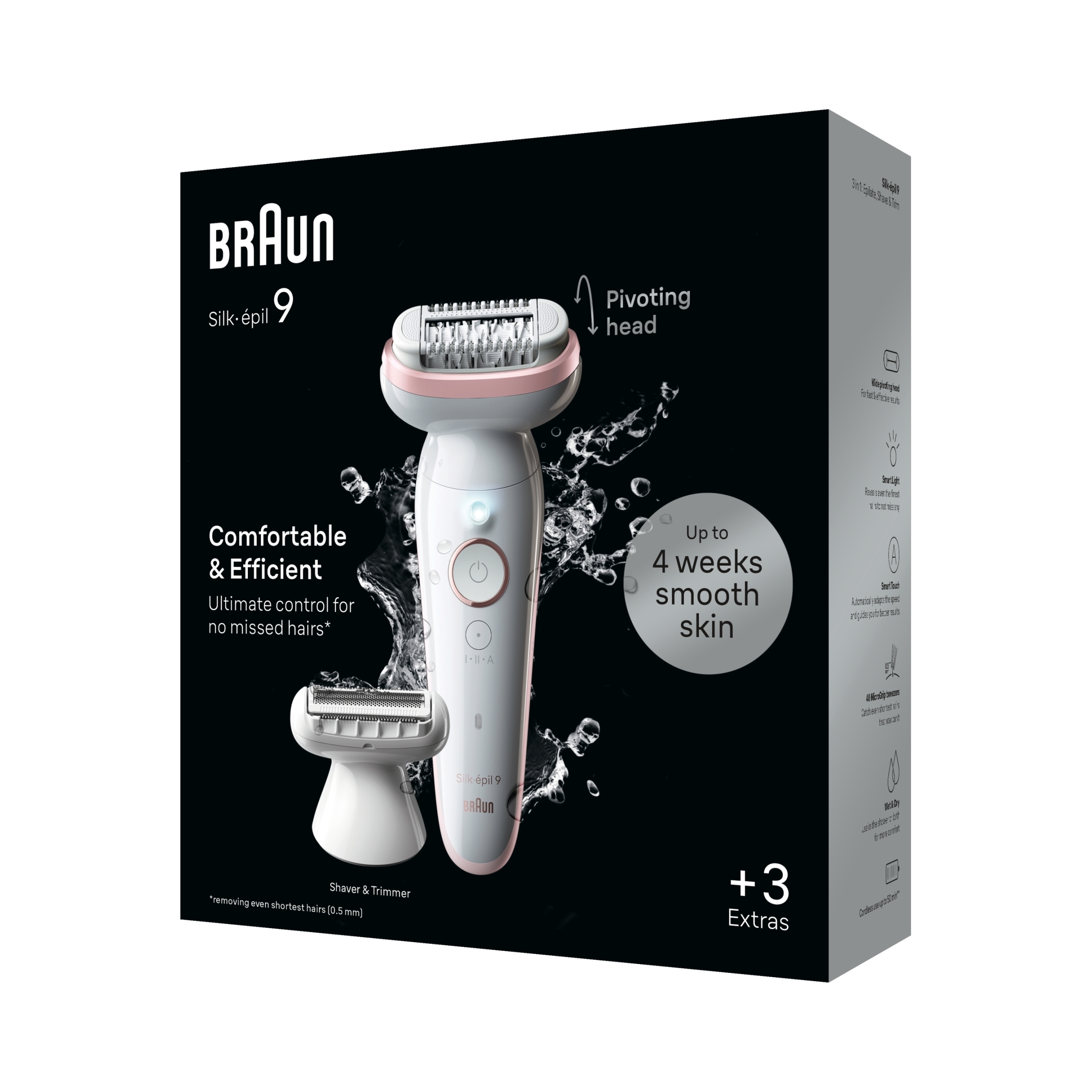Depilator Elektryczny Braun 9-030 – Gładka skóra na wyciągnięcie ręki