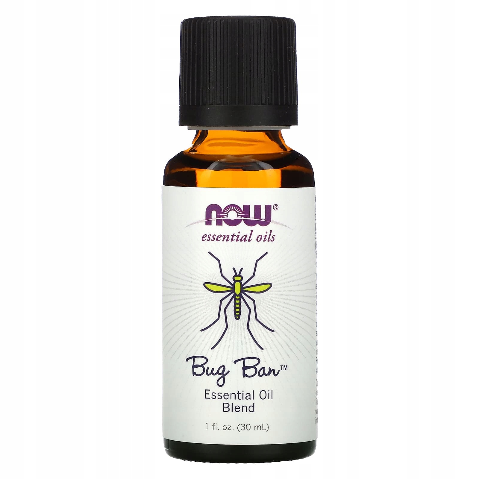 NOW Foods - Olejek Eteryczny Bug Ban (30 ml) – Naturalna ochrona przed owadami