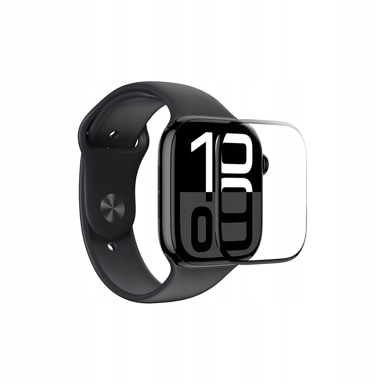 Folia ochronna AMAZINGTHING Radix Film z czarną ramką do Apple Watch 46mm – Niezawodna ochrona dla Twojego zegarka