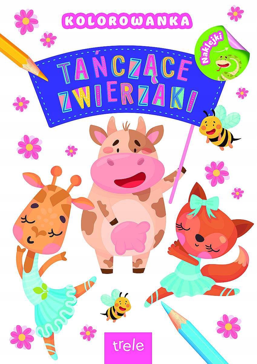 Tańczące zwierzaki – Wesoła przygoda z kolorowaniem