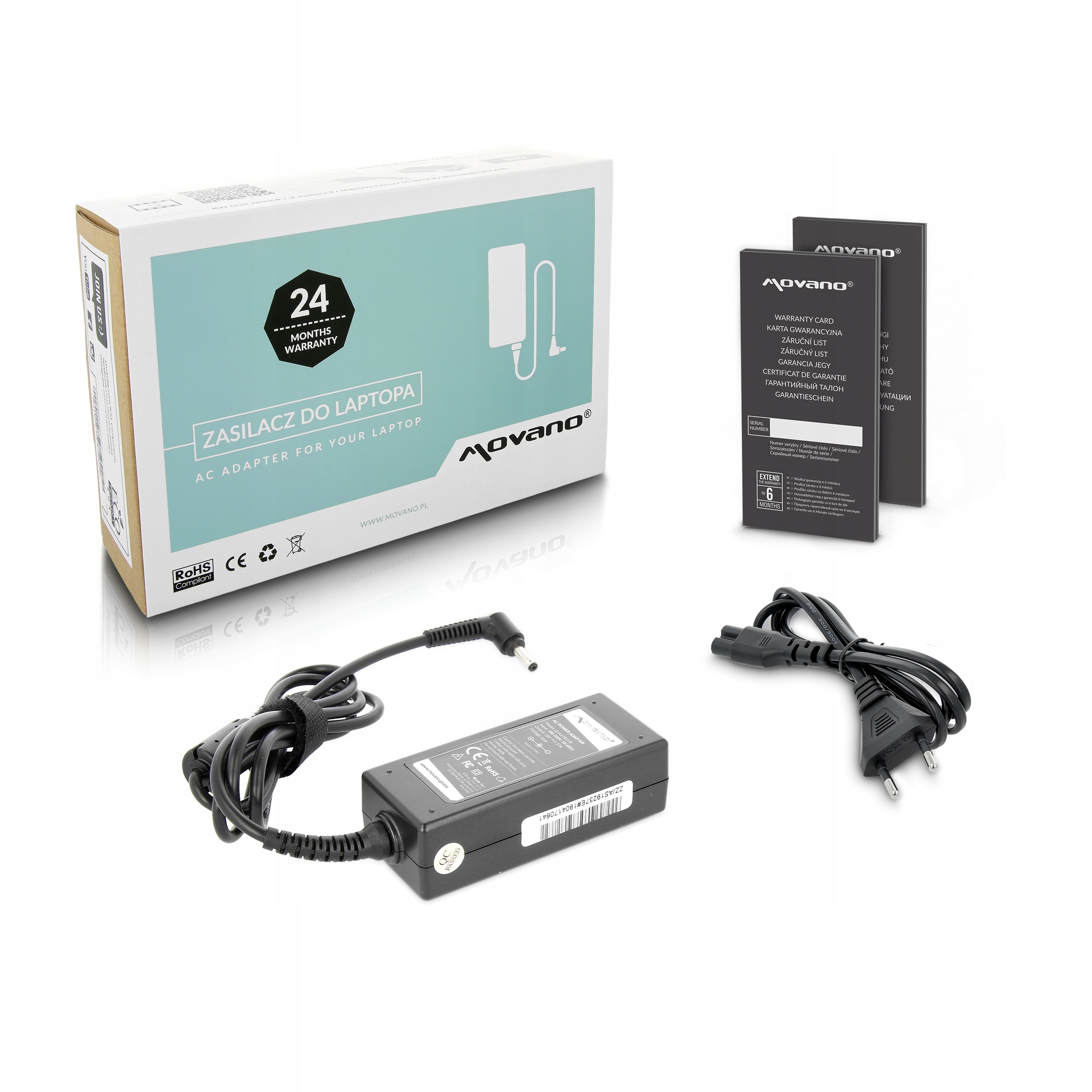 Zasilacz do laptopa Movano – Ładowarka do Asus 19V 2.37A 45W