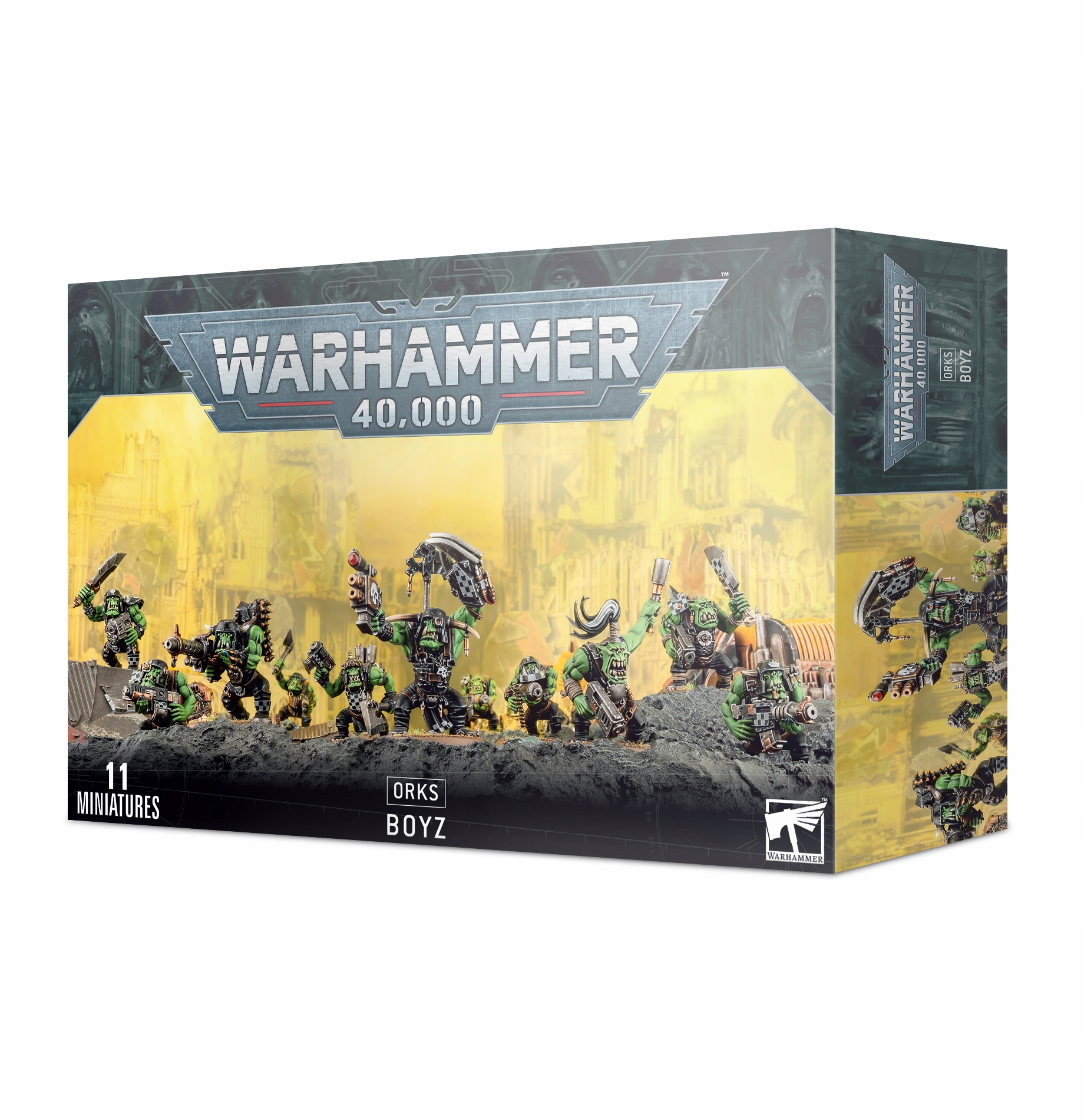 Warhammer 40000 Ork Boyz – Zestaw do modelowania i bitew