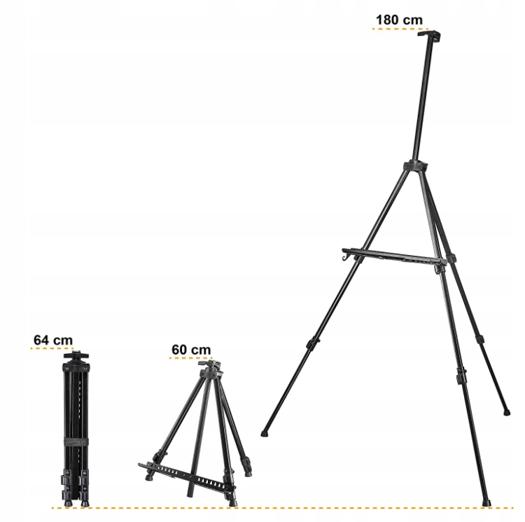Regulowana wysokość od 60 do 180 cm