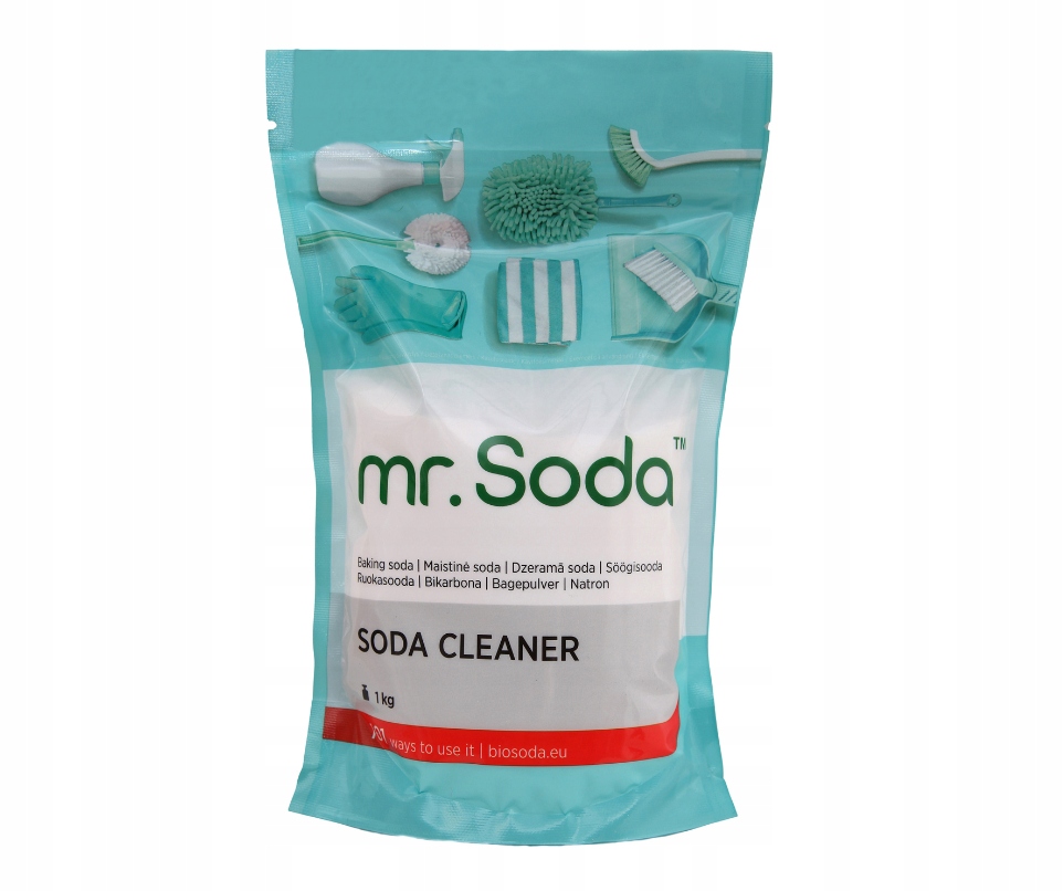 Soda oczyszczona mr. Soda™ – Naturalny środek czyszczący do Twojego domu