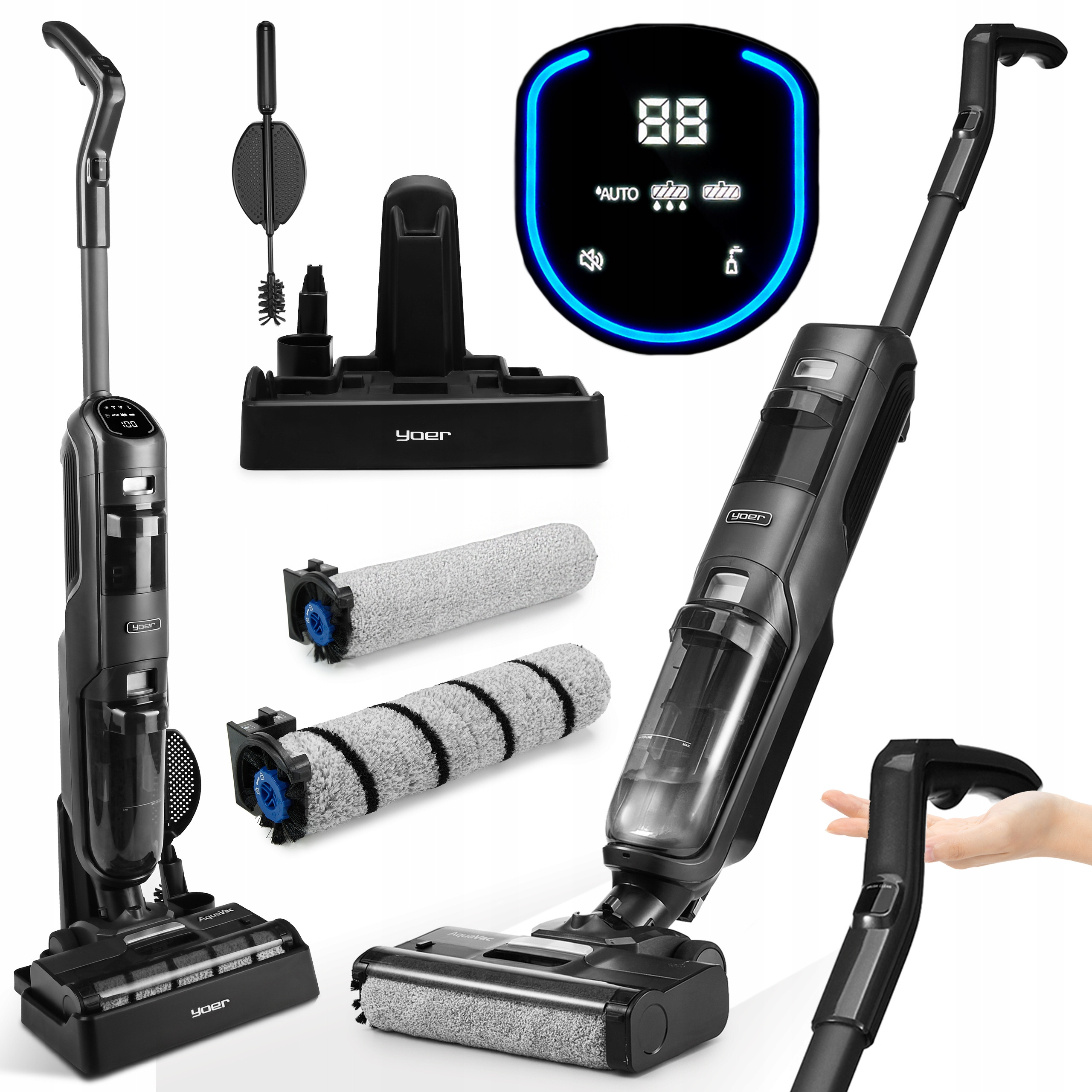 Funkcjonalność 6w1 – Odkurzanie i mycie w jednym