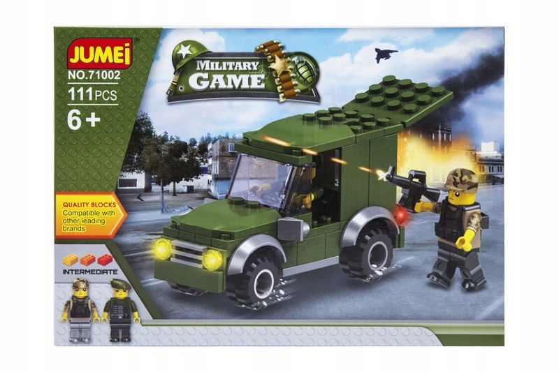 Klocki Jumei WOJSKO ŻOŁNIERZE – Kreatywna zabawa dla małych konstruktorów
