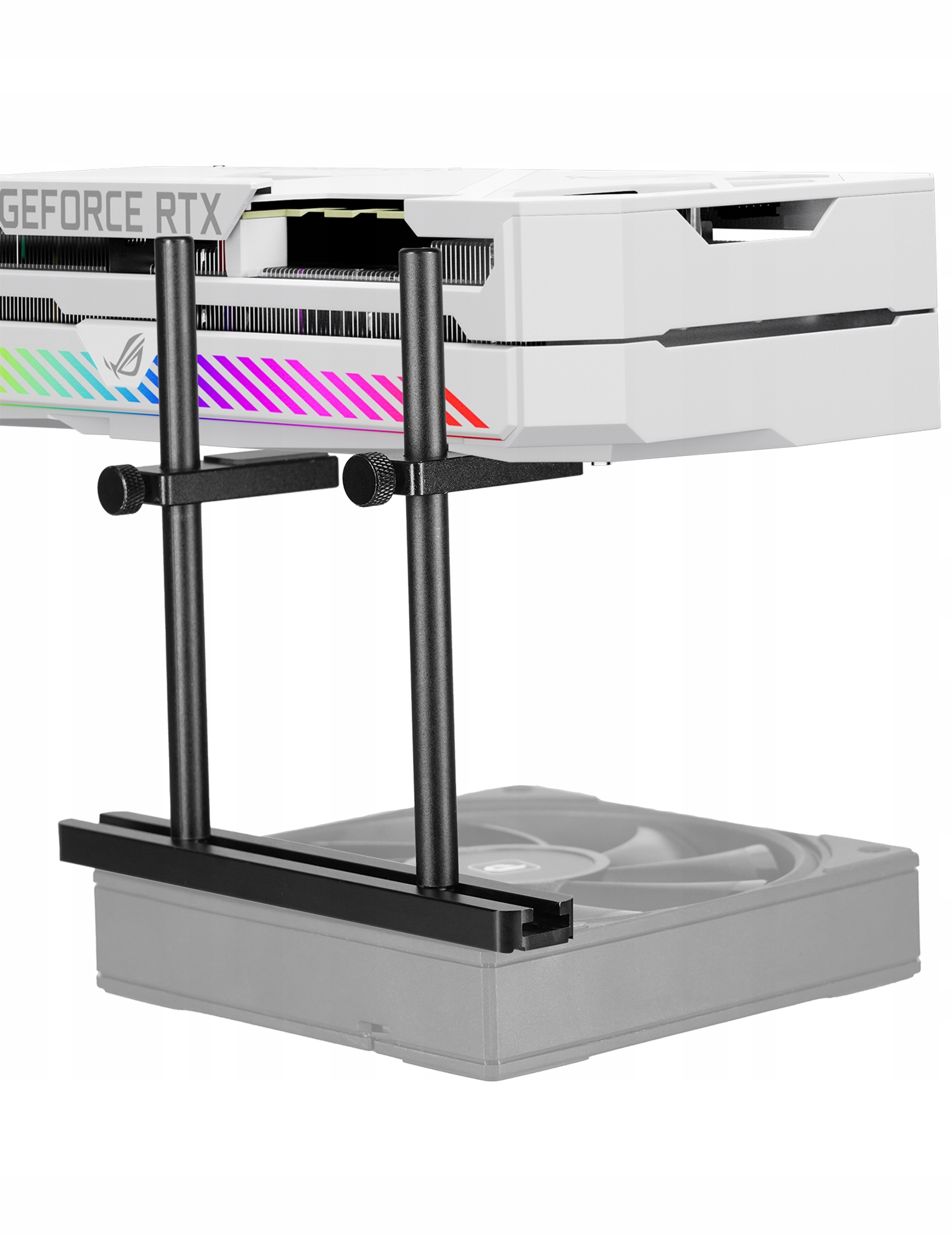 Podpórka Uchwyt Wspornik pod kartę graficzną GPU na wentylator – Stabilność i bezpieczeństwo dla Twojego komputera