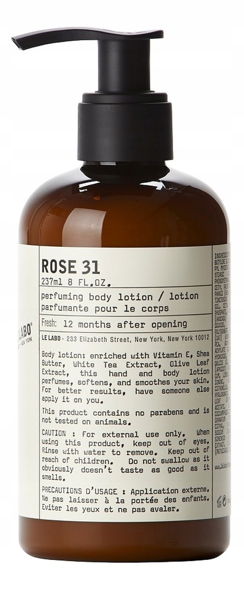 Le Labo Rose 31 Balsam do ciała 237ml – Luksusowe nawilżenie dla Twojej skóry