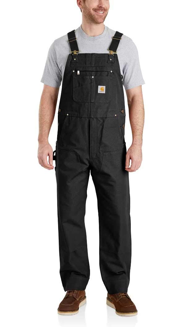 Ogrodniczki Carhartt Bib Overall Black – Wytrzymałość i styl w jednym