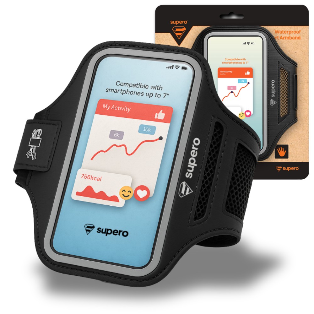 Etui na telefon do biegania czarne – Idealne dla aktywnych sportowców