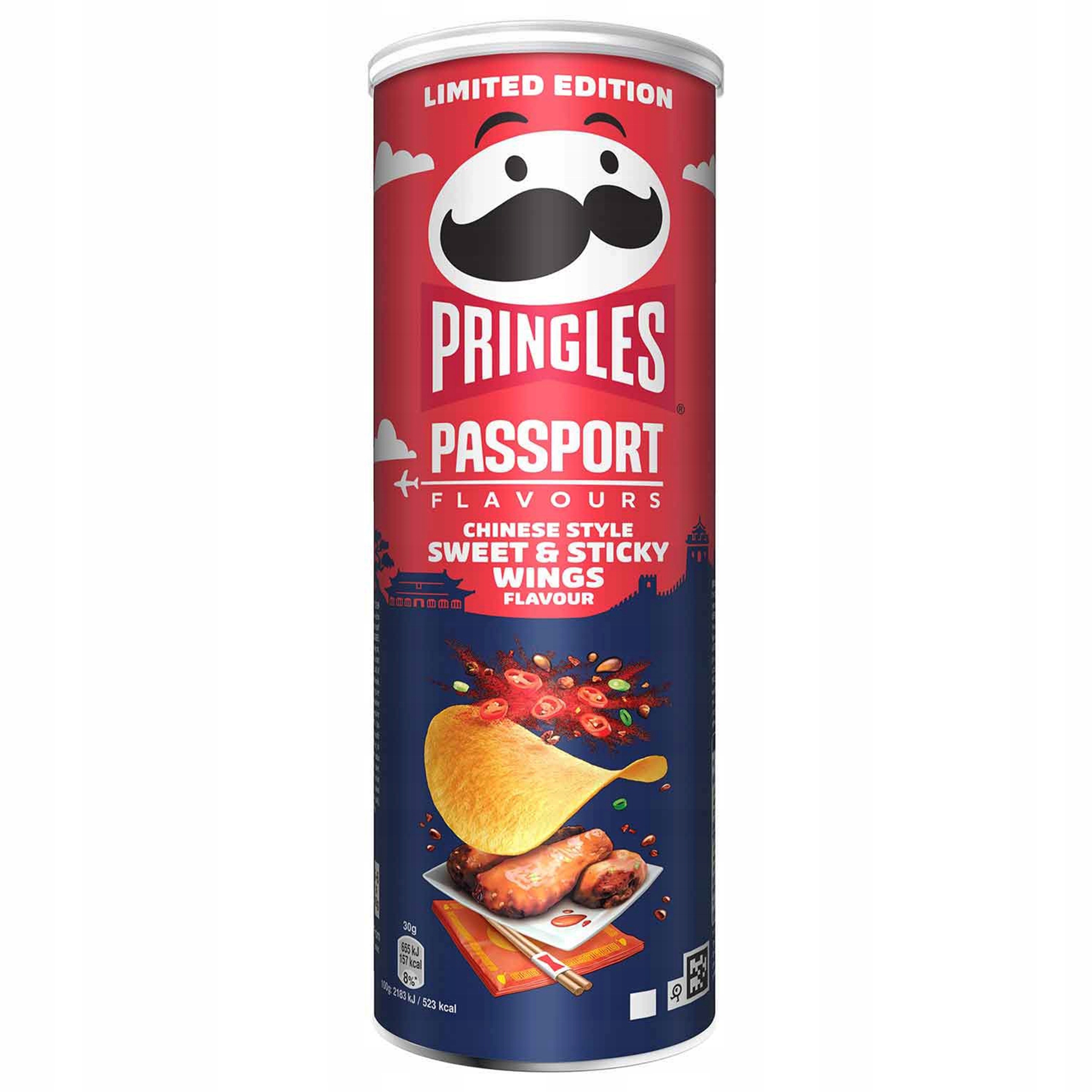 Chipsy ziemniaczane Pringles Chinese Style Sweet & Sticky Wings 165g – Smak, który zachwyca!