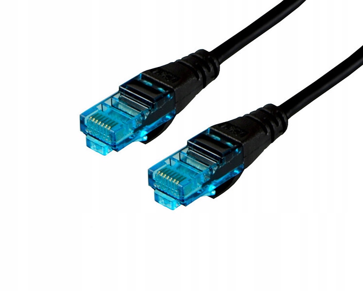 Wysokiej jakości kabel sieciowy U/UTP z wtykami RJ45