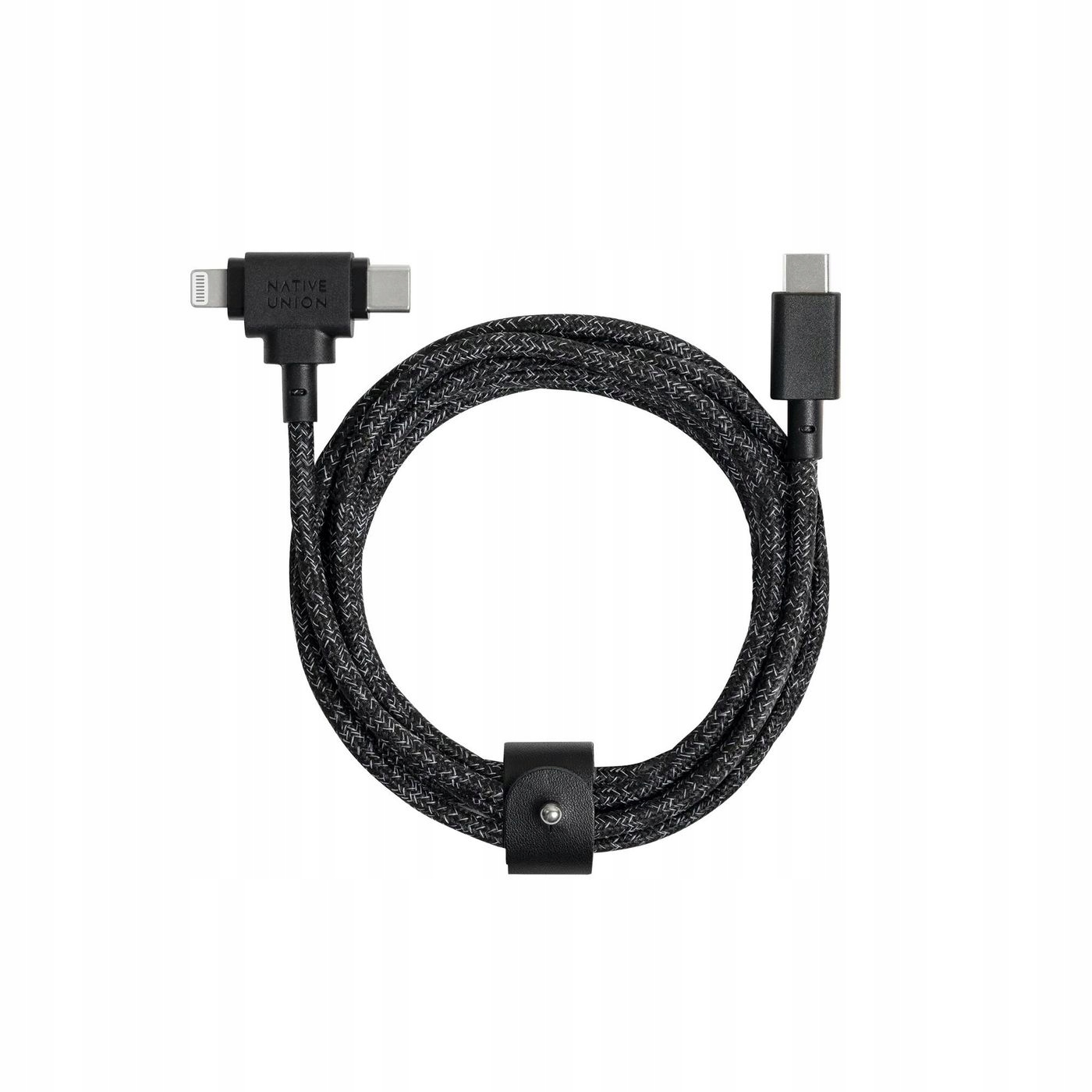 Kabel USB-C - USB-C + Lightning 1.8 m Czarny (BELT-CCL-COS-NP) – Uniwersalne rozwiązanie do ładowania