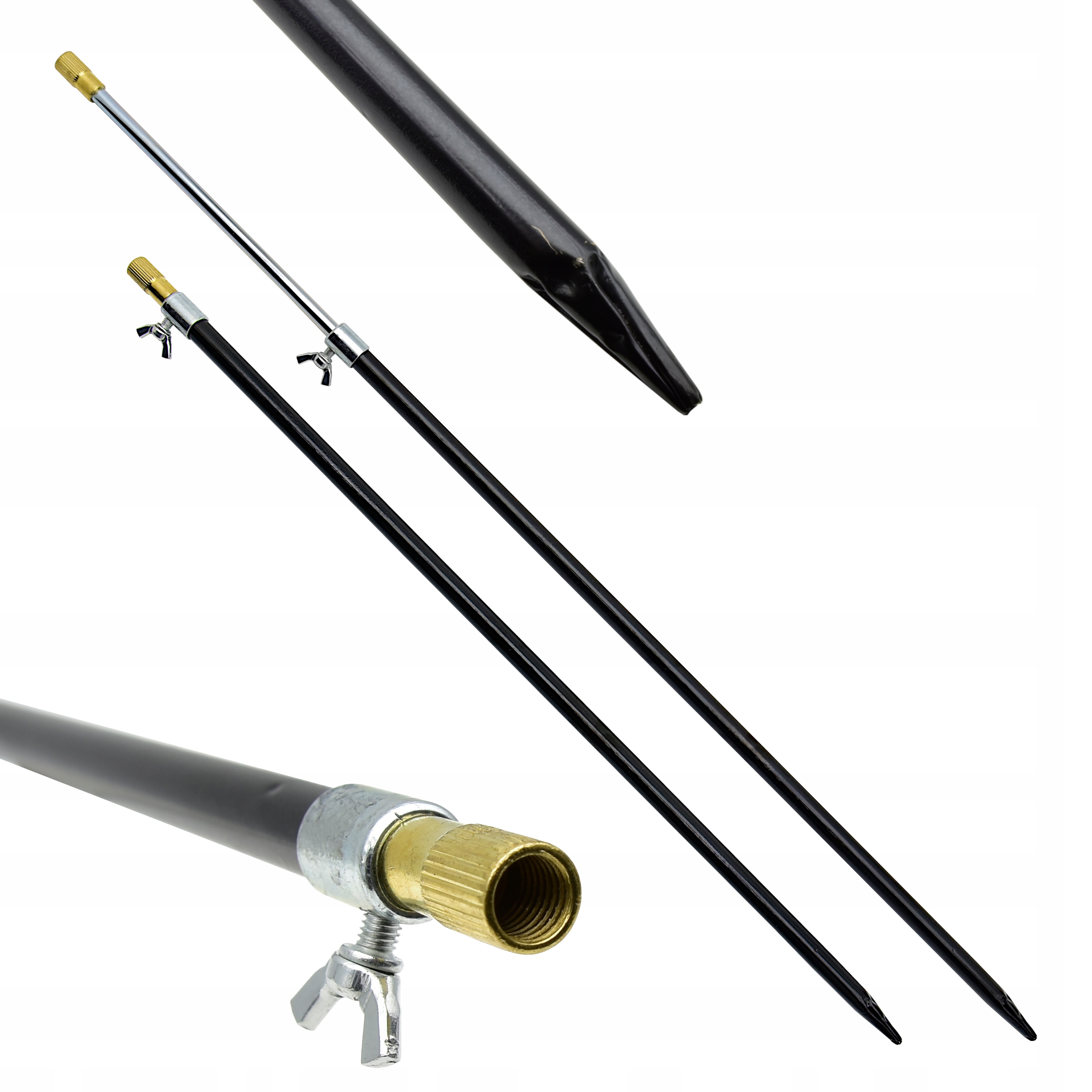 Ostre zakończenie ułatwiające wstawianie w podłoże