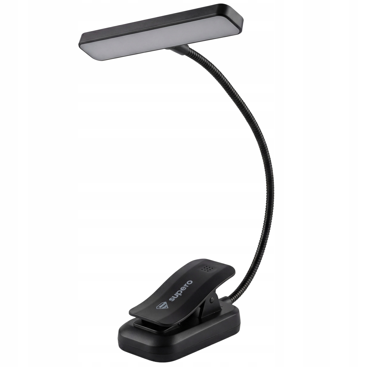 Lampka do czytania książek Supero LED elastyczna nocna z klipsem bezprzewodowa USB – Idealne oświetlenie do każdej sytuacji