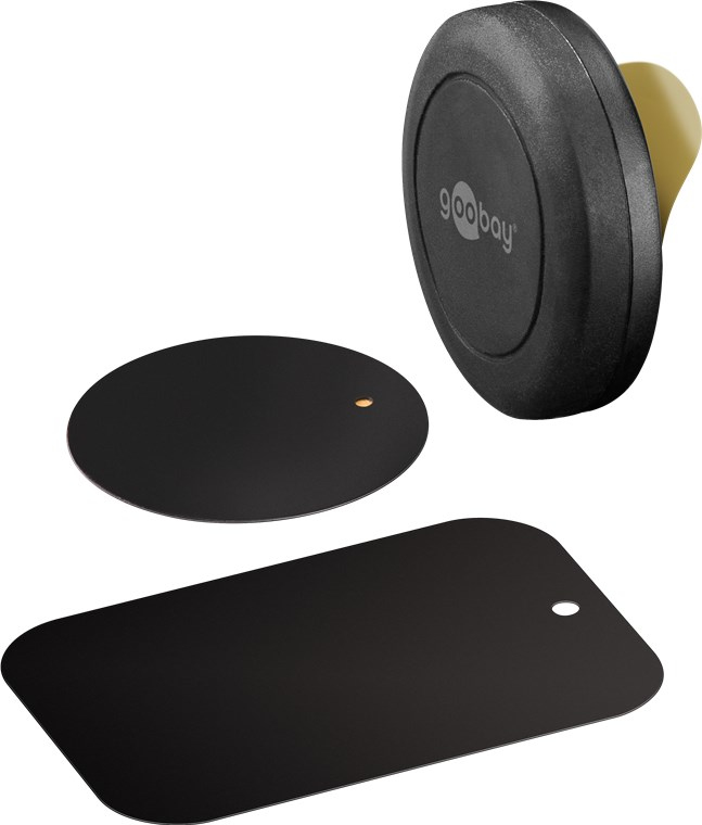 Goobay Uchwyt magnetyczny, samoprzylepny (45 mm) – Idealne mocowanie dla Twojego smartfona