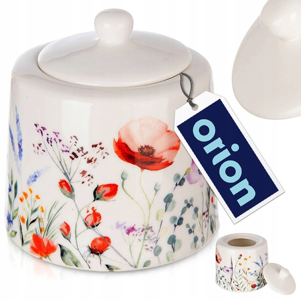 Wysokiej jakości porcelana z dekoracyjnym motywem maków