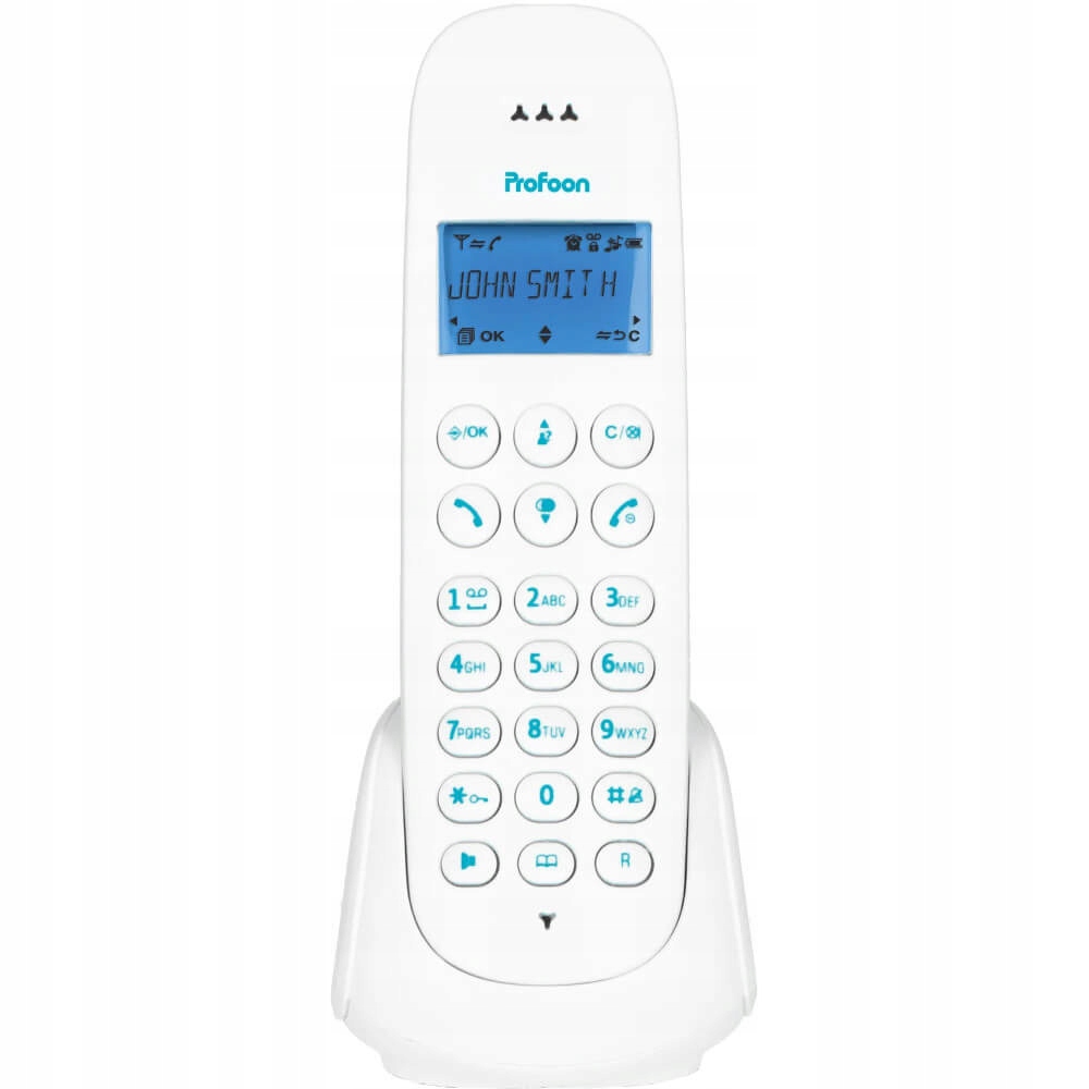 PROFOON PDX-300BW – Nowoczesny DECT-Telefon z mobilnym słuchawkiem