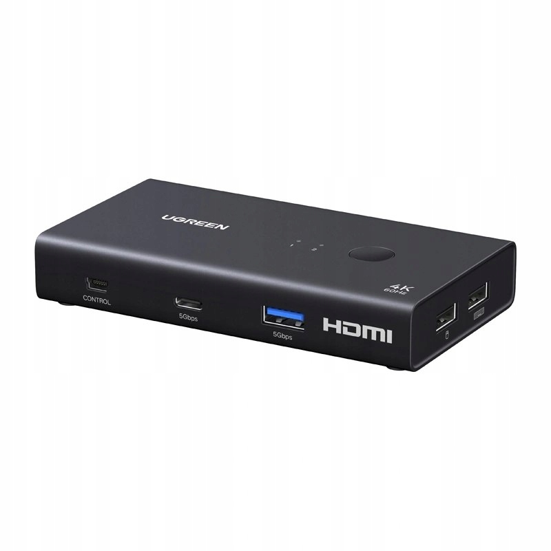 Przełącznik UGREEN Hub AK502 2xUSB-A, USB-C, HDMI – Twoje centrum łączności