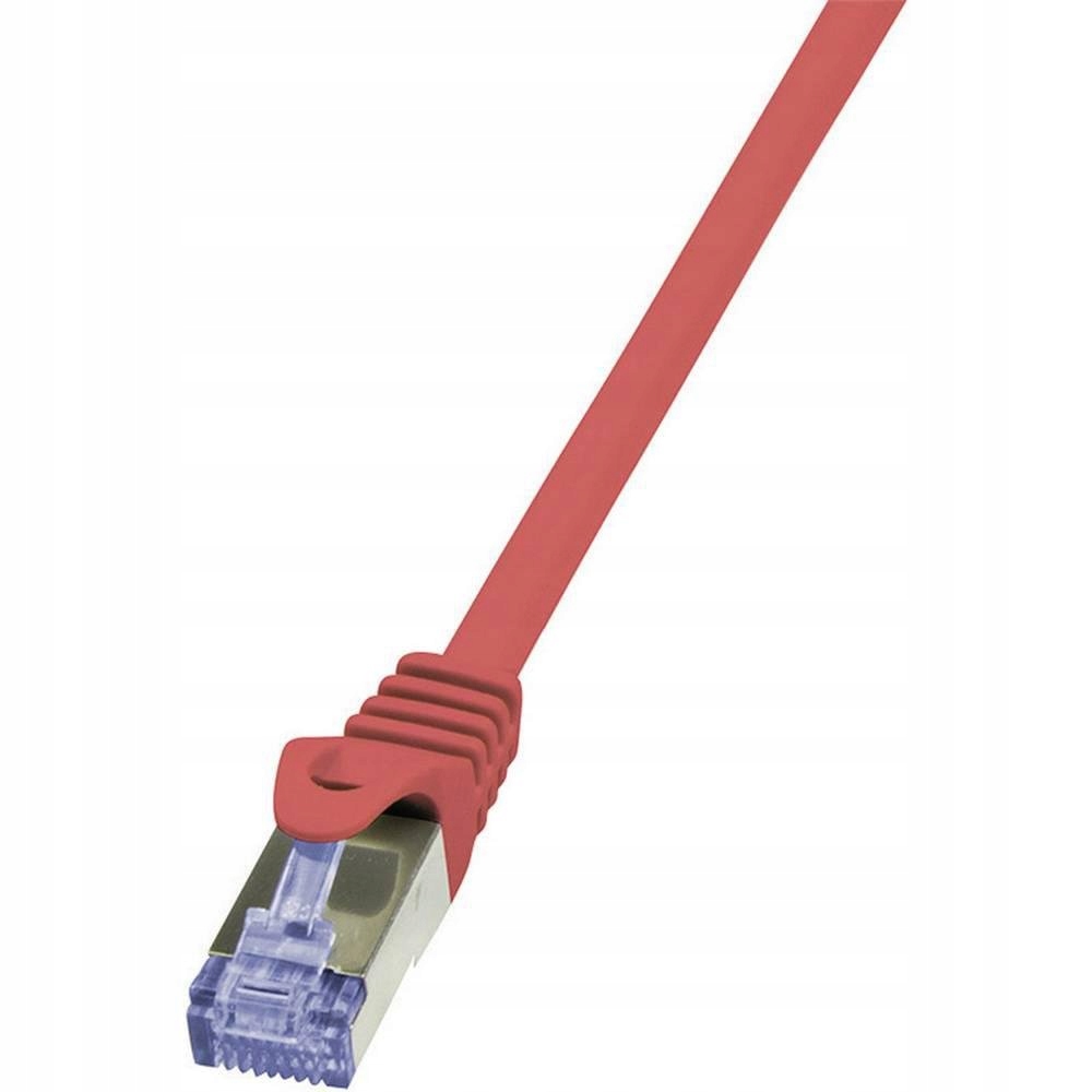 Patchcord LogiLink CQ3044S Cat.6A S/FTP 1,5m czerwony – Idealne rozwiązanie do sieci