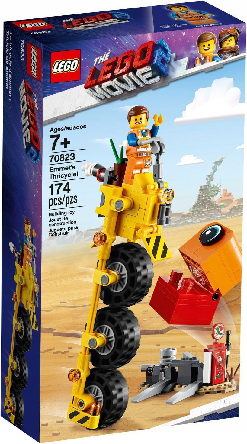 Trójkołowiec Emmeta (70823) – Stwórz własne przygody z LEGO® PRZYGODA 2