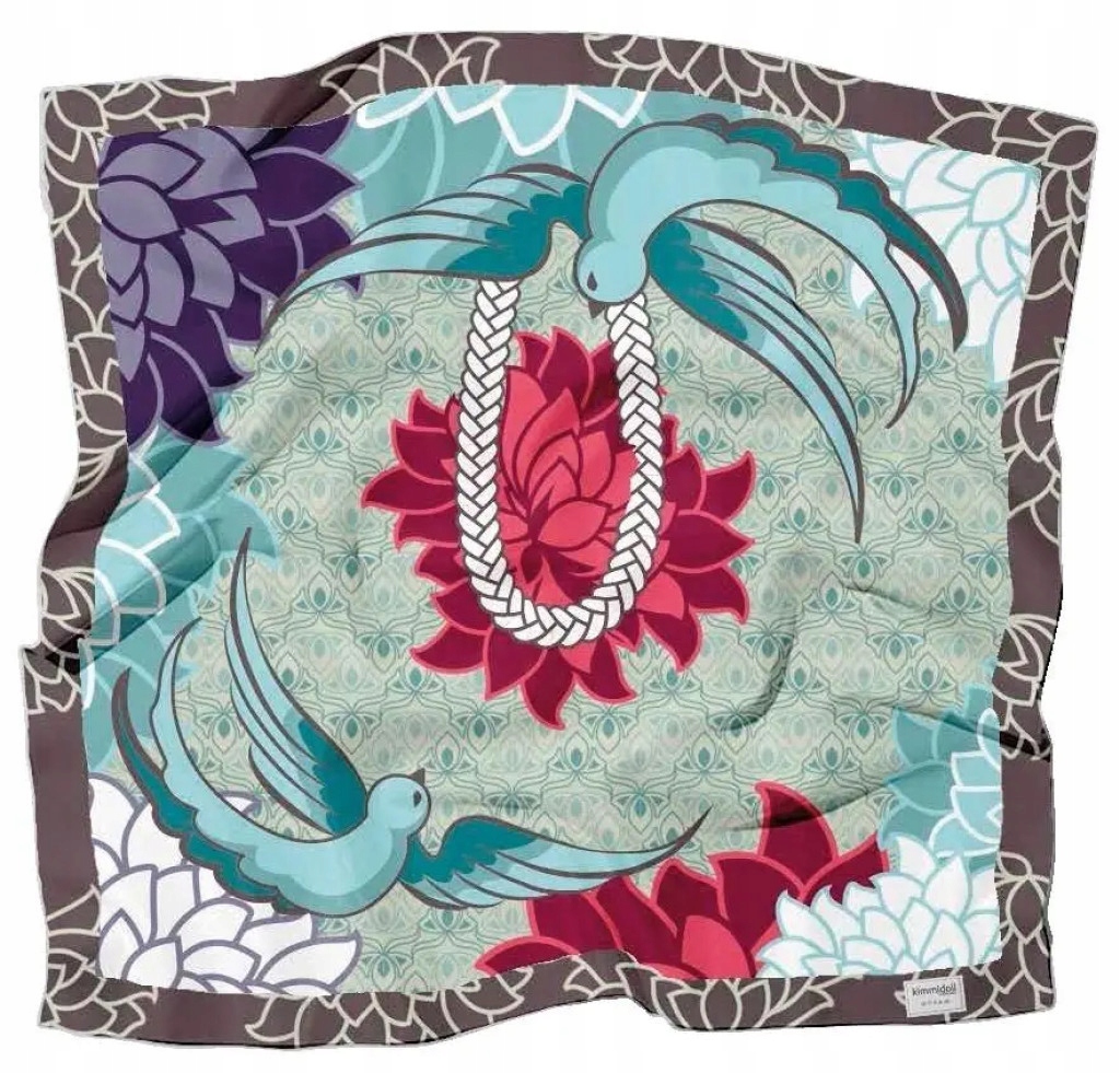 Kimmidoll Apaszka Azumi Życzliwość 86x86cm – Elegancja i styl na każdą okazję