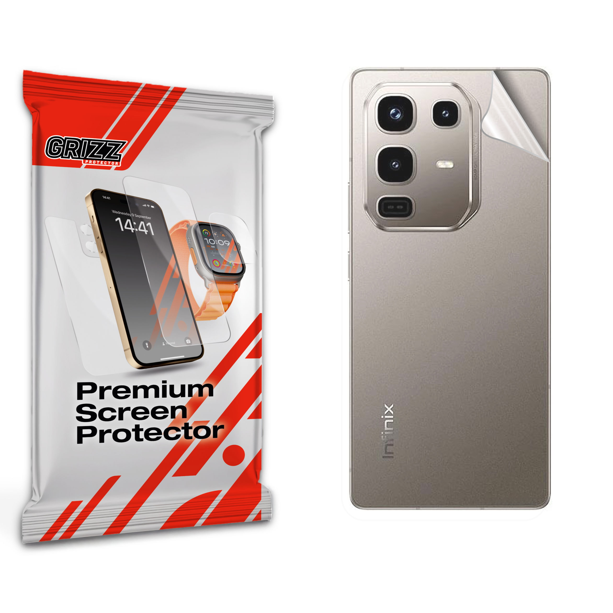 Folia na tył GrizzGlass SatinSkin do Infinix Note 50 Pro 4G – Doskonała ochrona dla Twojego telefonu