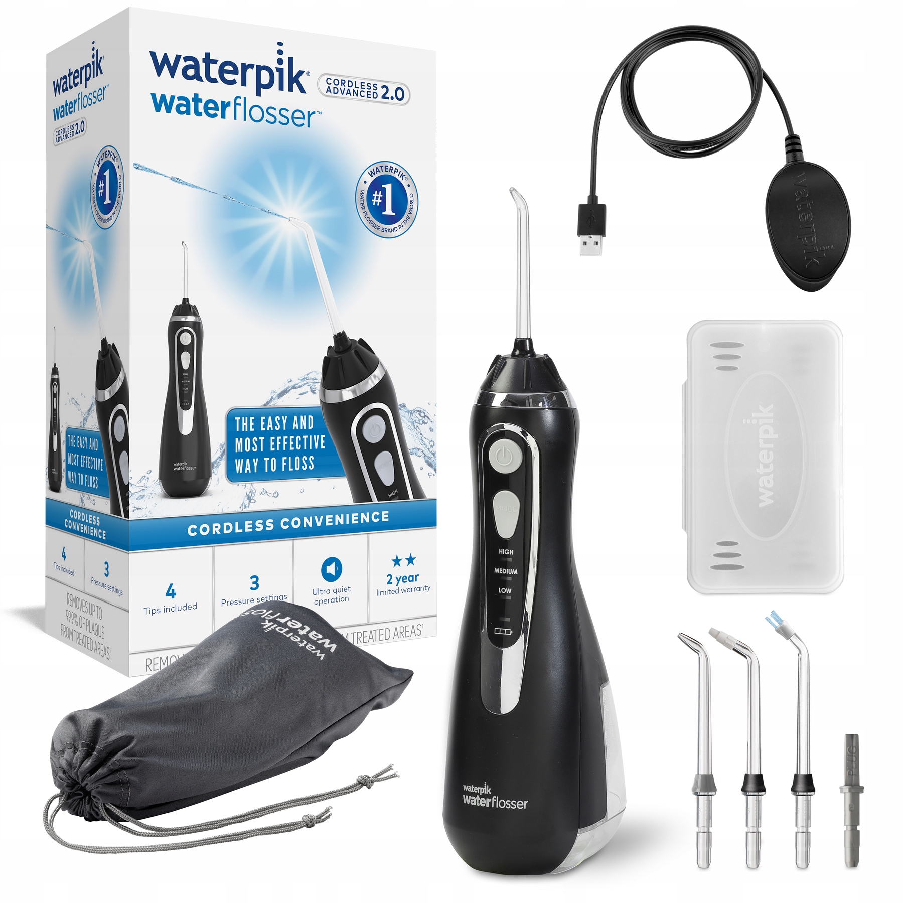 Irygator bezprzewodowy Waterpik WP-582 – Twoje wsparcie w codziennej higienie jamy ustnej