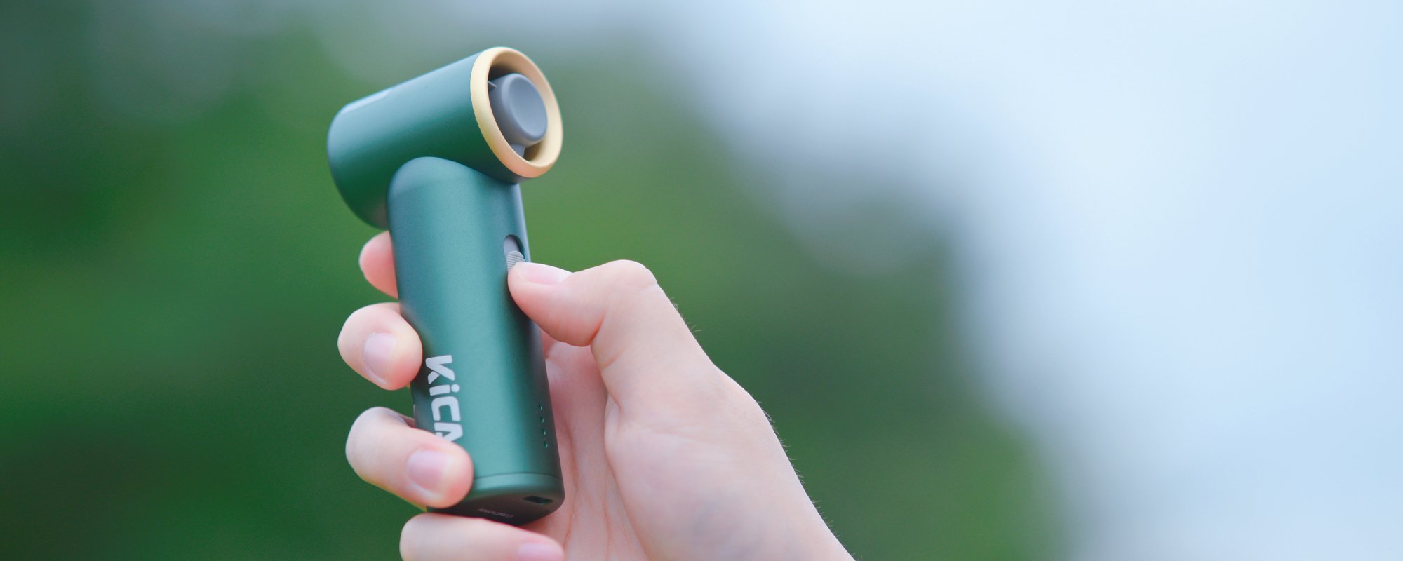 width=100% Dmuchawa wielofunkcyjna FeiyuTech KiCA JetFan Mini - zielona