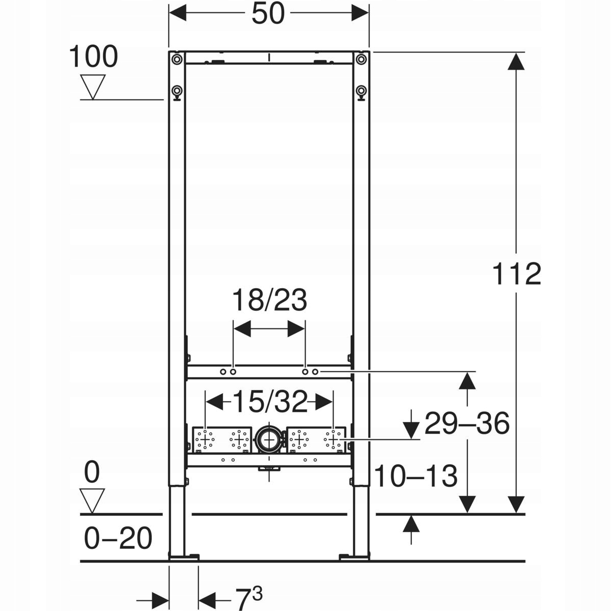 Regulacje i mocowania bidetu