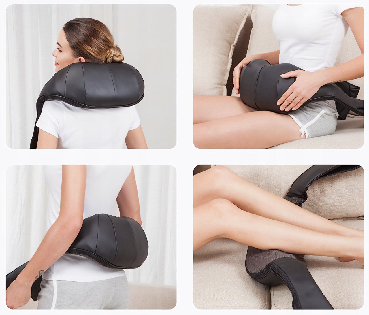 MASAŻER DO SZYI KARKU CIAŁA STÓP PLECÓW SHIATSU PAS MASUJĄCY GRZEJĄCY Stan opakowania oryginalne