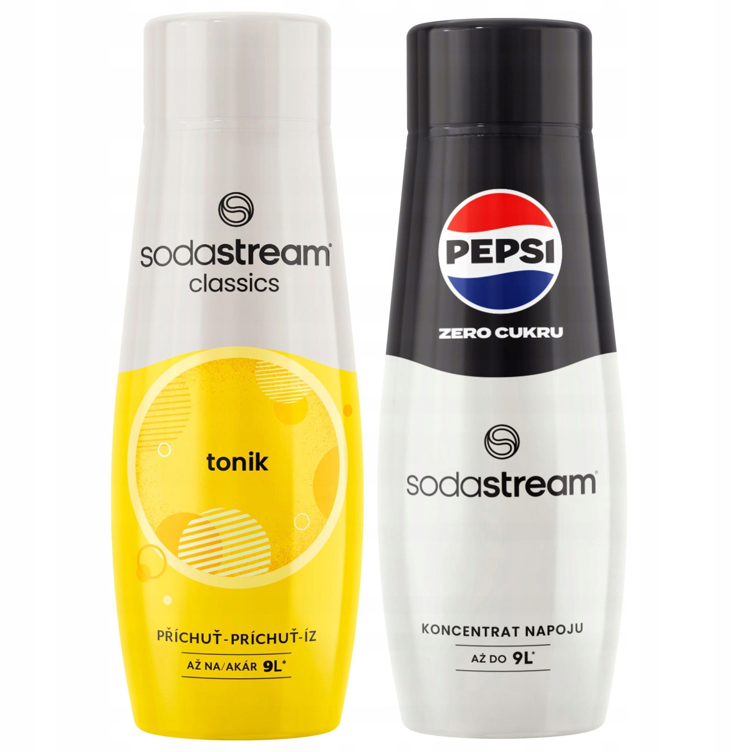 2x Syrop SODASTREAM TONIC TONIK + PEPSI MAX BEZ CUKRU – Orzeźwiający koncentrat do wody