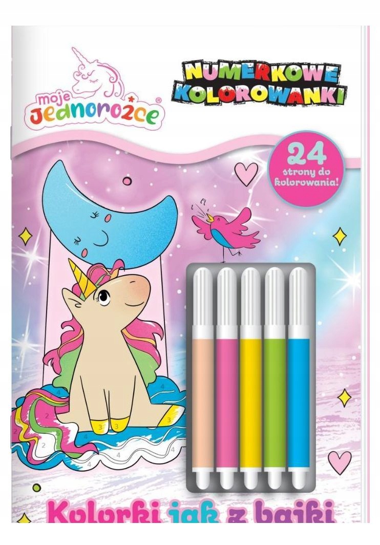 Moje Jednorożce – Kolorowanka jak z bajki dla dzieci