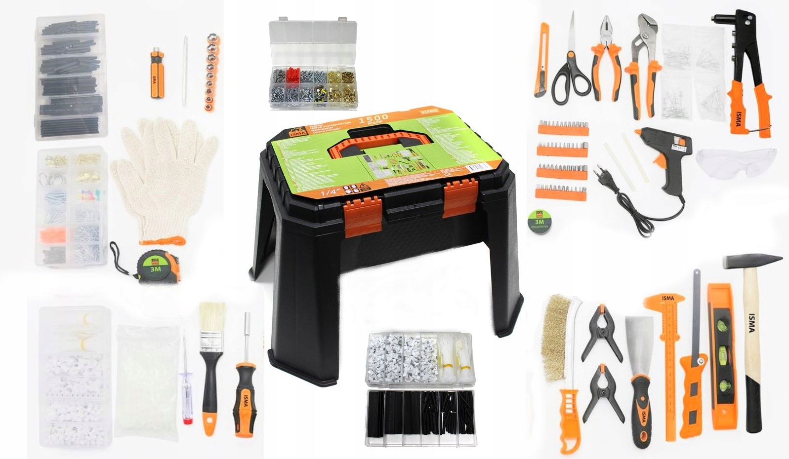 Bogaty zestaw narzędzi – 1500 elementów w jednym