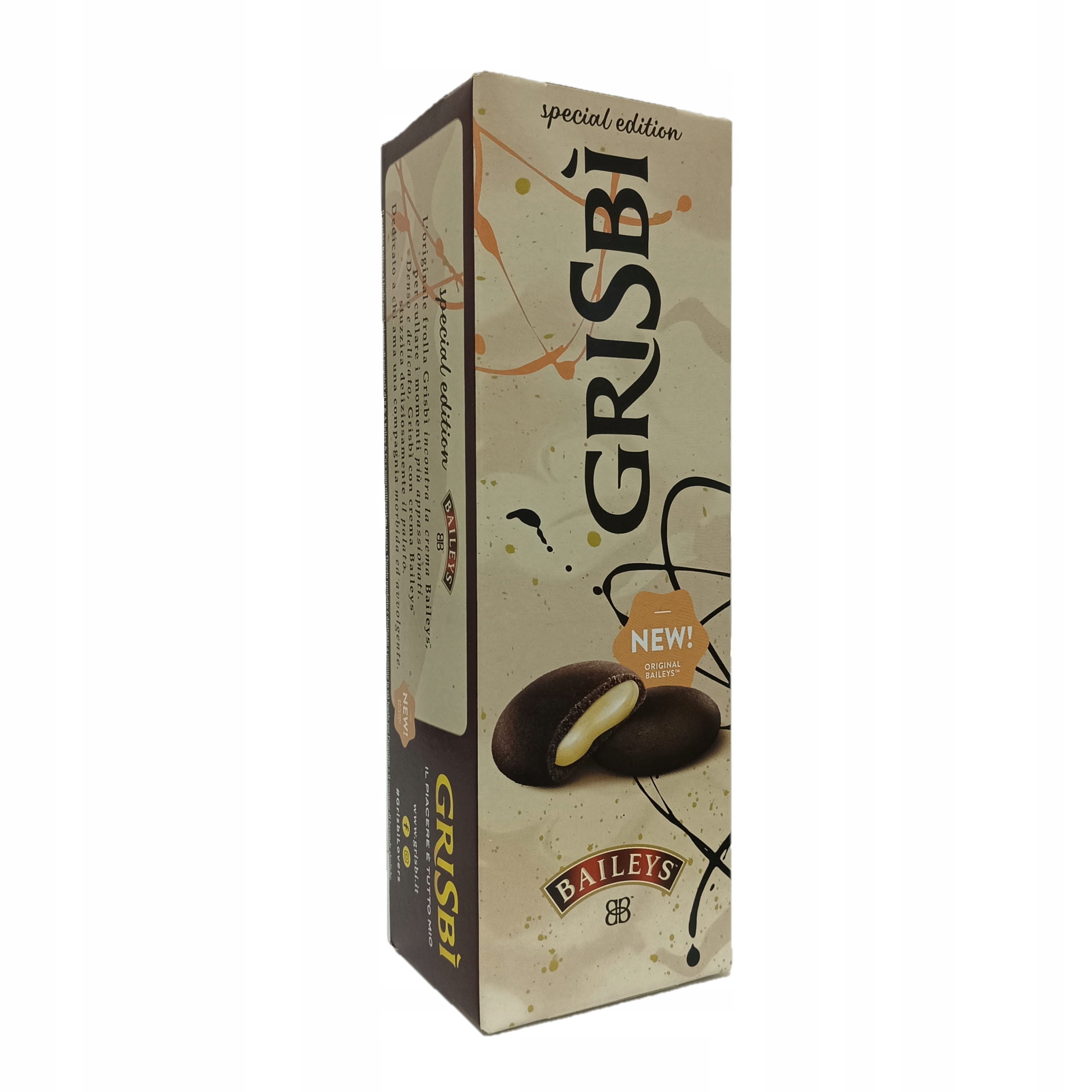 Ciasteczka Crema Baileys 112g - Grisbi – Wyjątkowy smak włoskiej słodyczy