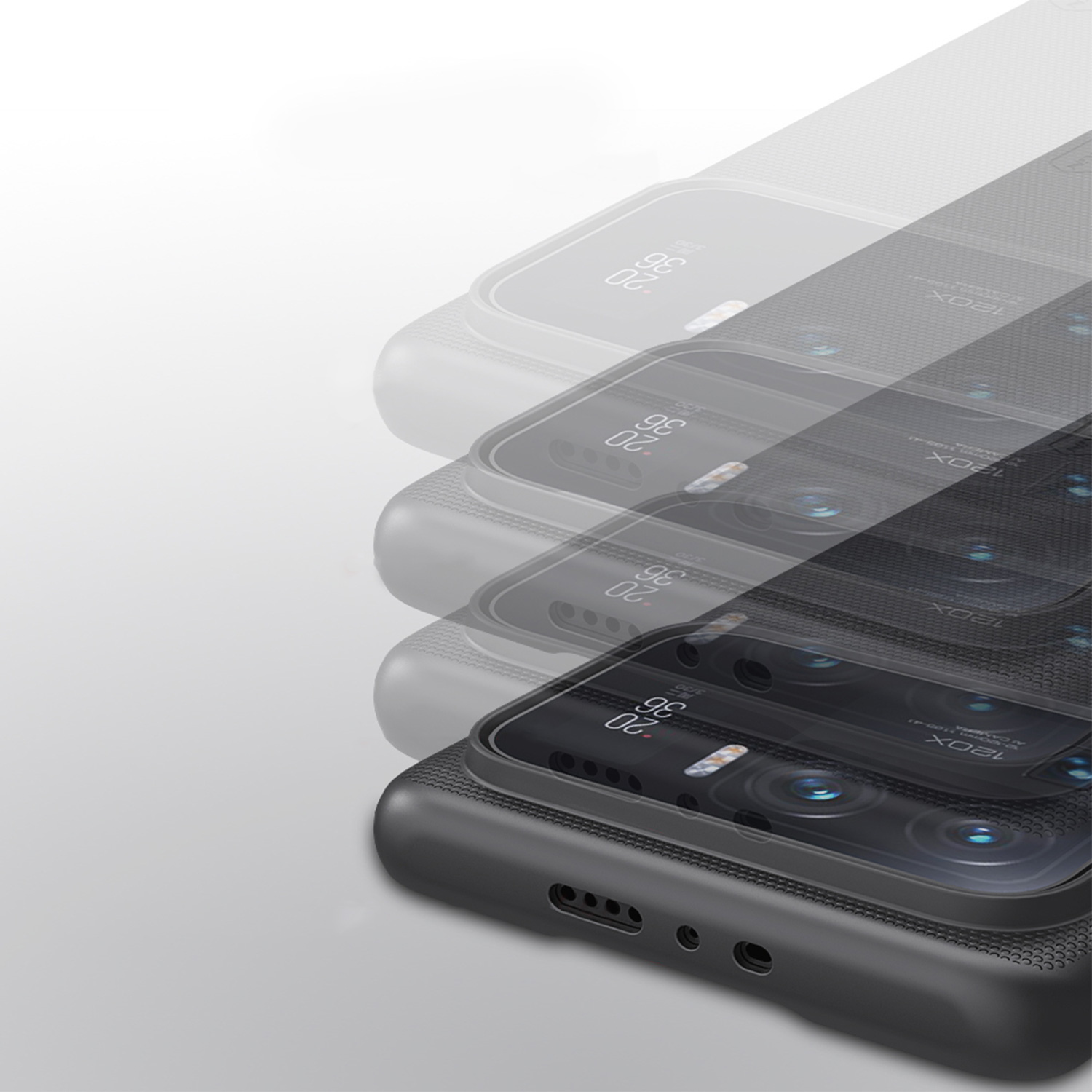 Etui Nillkin Frosted Shield dla Xiaomi Mi 11 Lite 4G/ 5G - Wytrzymałe, odporne, szykowne !