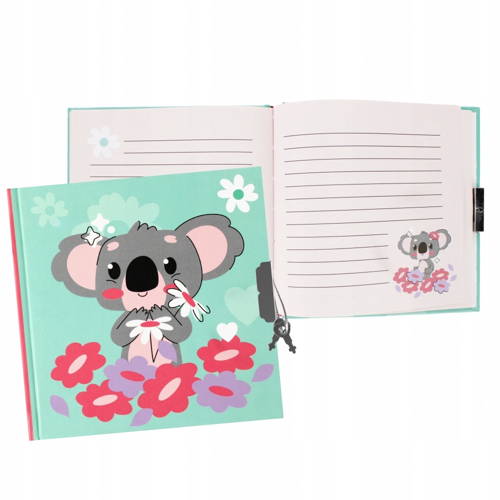 Pamiętnik zamykany Koala Starpak 135x135 – Idealny dla małych marzycieli