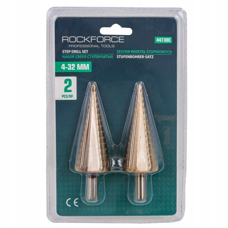 Rockforce Step Drill Bit Set 2-Piece – Precision Drilling Tool