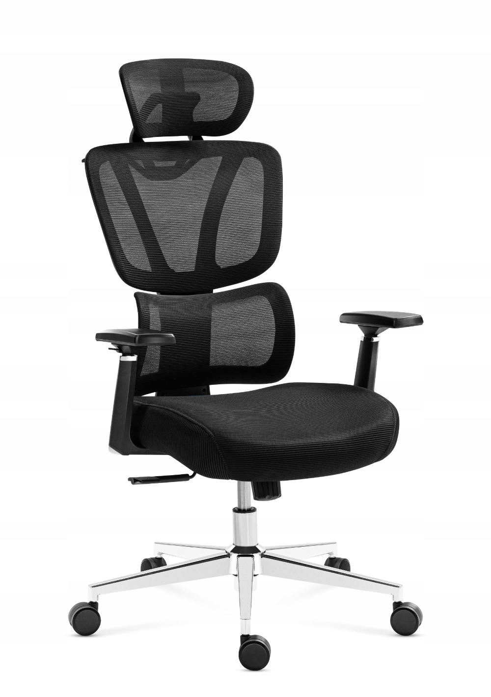 Fotel biurowy MA-Manager 4.6 BLACK – Komfort i ergonomia w pracy