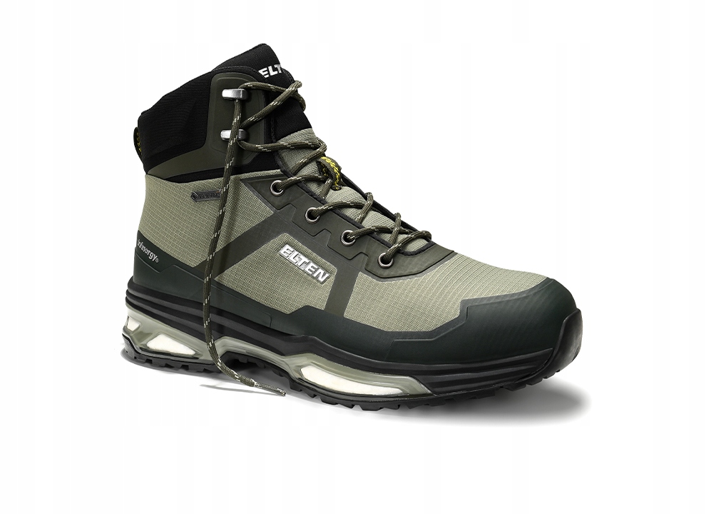 Buty trekkingowe ELTEN Bente XXE GTX Green MID ESD S3 – Komfort i bezpieczeństwo w każdych warunkach