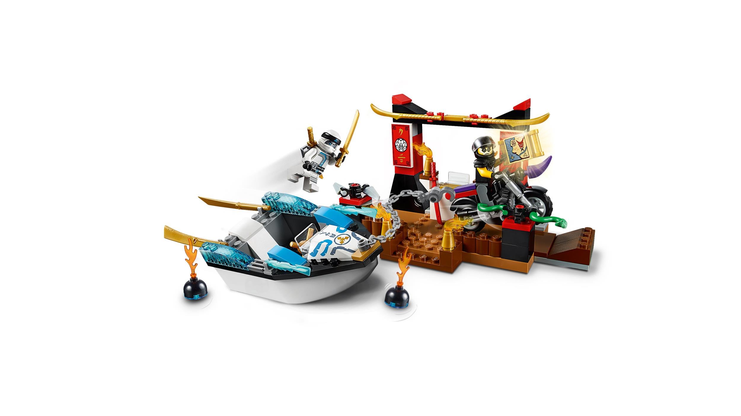 LEGO Juniors Wodny pościg Zane'a (10755) – Emocjonująca przygoda dla małych ninja
