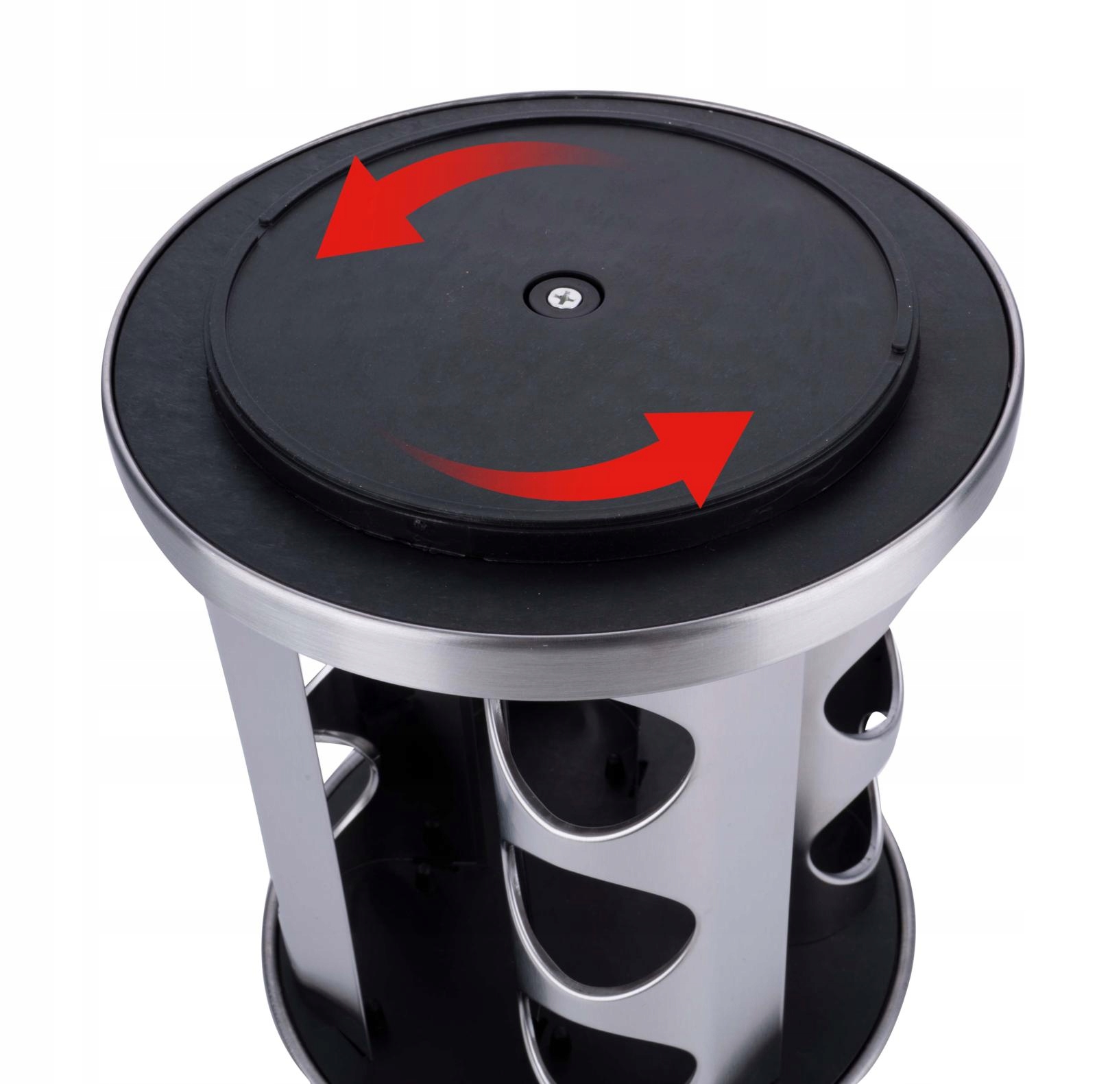 Alpina - Obrotowy stojak organizer na przyprawy 12 słoiczków – Idealne rozwiązanie dla Twojej kuchni