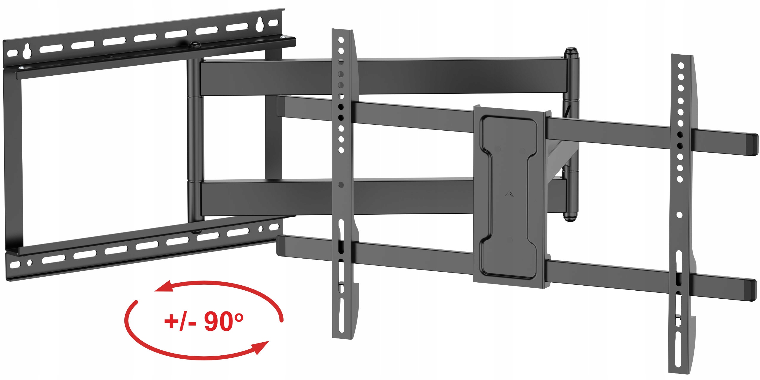 Extra mocny uchwyt narożny – Bezpieczna instalacja dla dużych telewizorów
