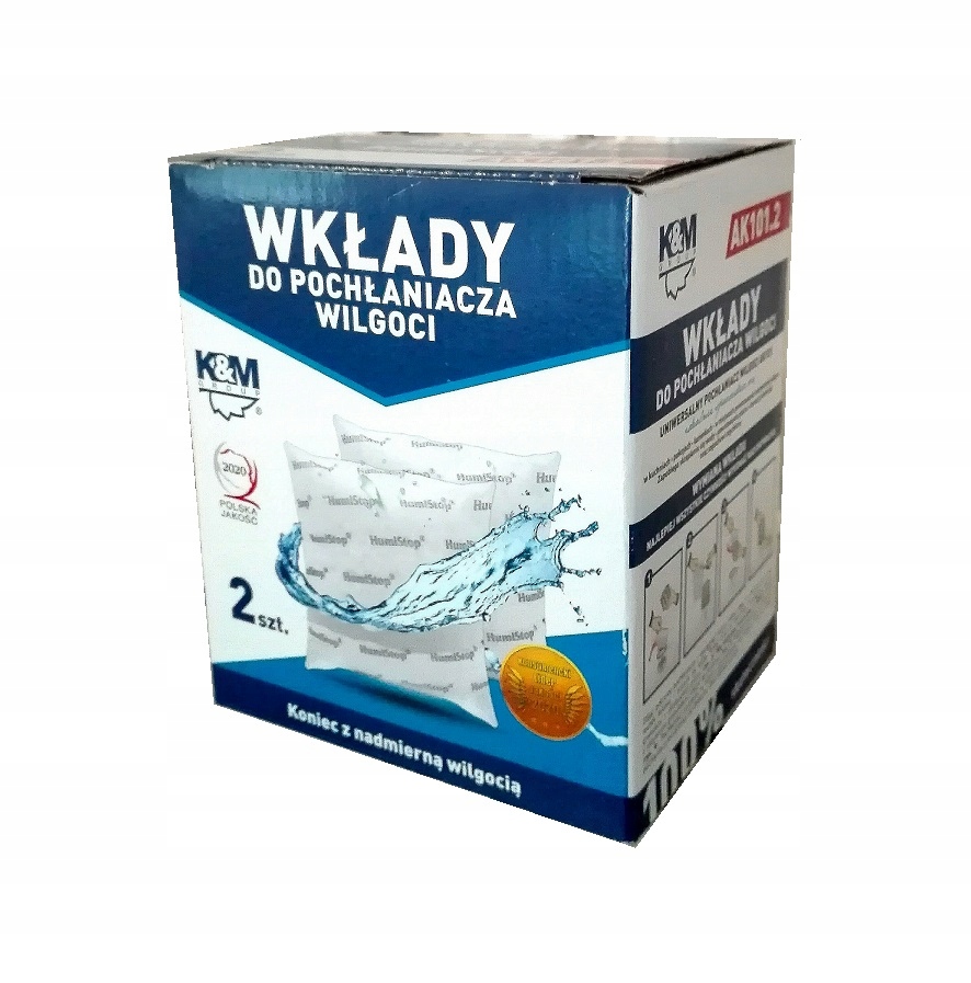 Wkład wymienny do pochłaniacza wilgoci K&M AK101.2 – Skuteczne rozwiązanie na nadmiar wilgoci