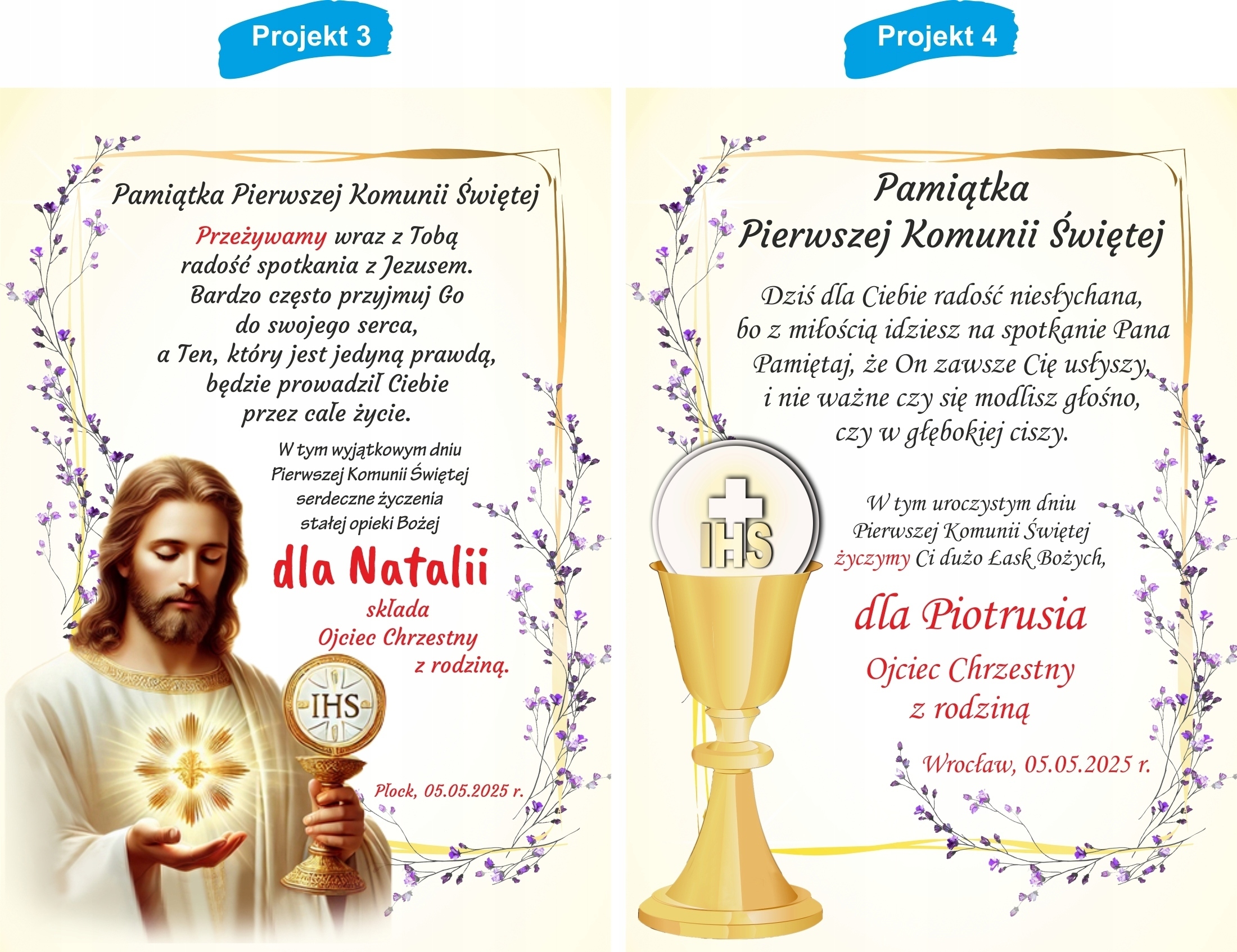 Personalizowana tabliczka na Pierwszą Komunię – wyjątkowy prezent