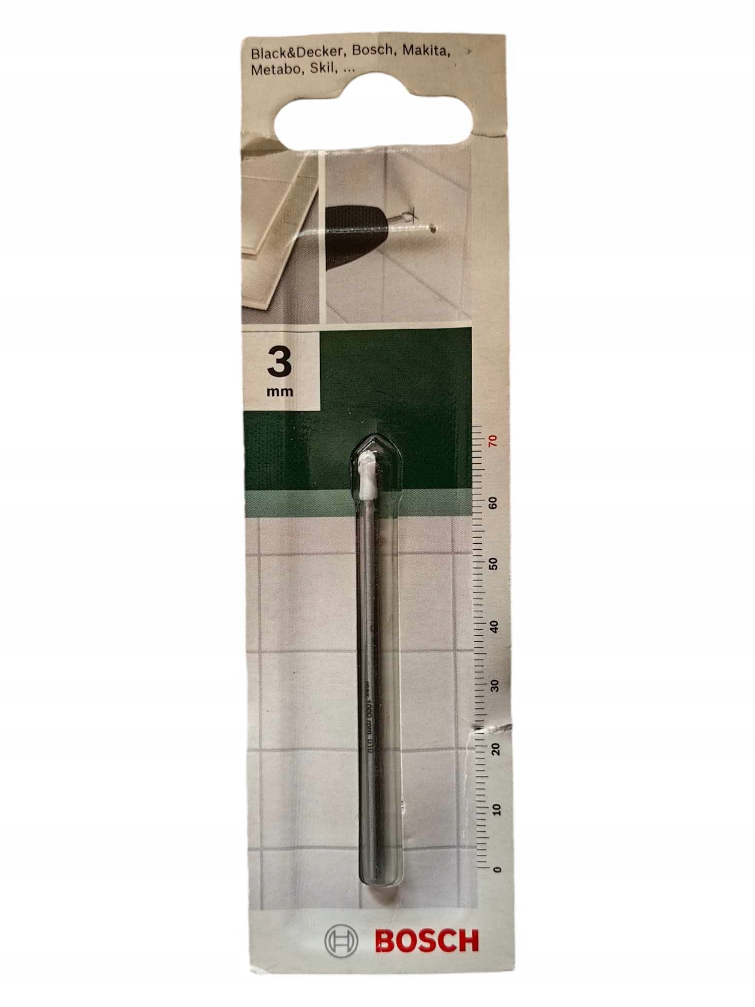Specjalny grot zapobiegający odpryskiwaniu materiału